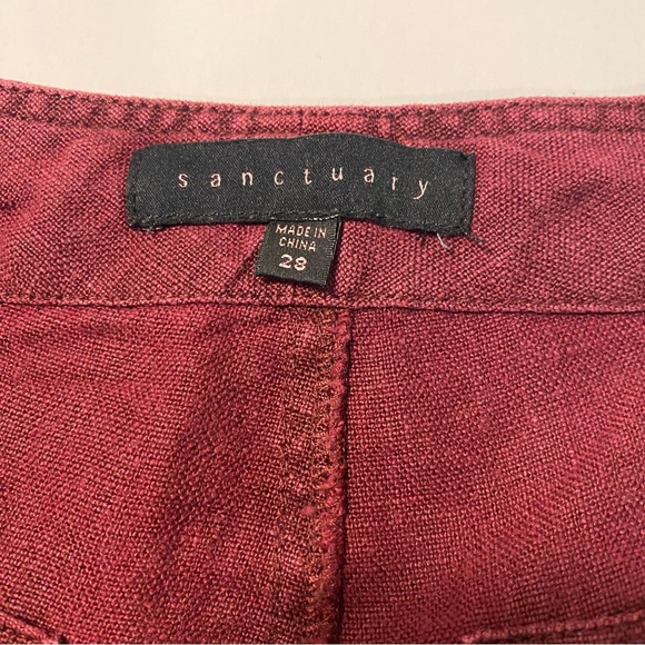 Sanctuary Playa Linen Frayed Hem Shorts - Picture 6 of 9